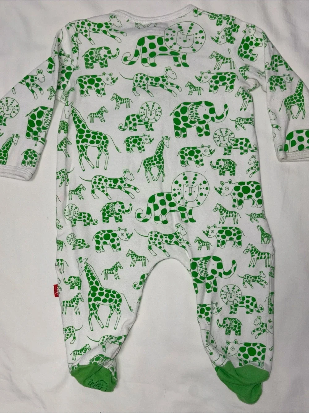 Magnetic Me eco-friendly jungle animal sleeper sz 0-3 months EUC